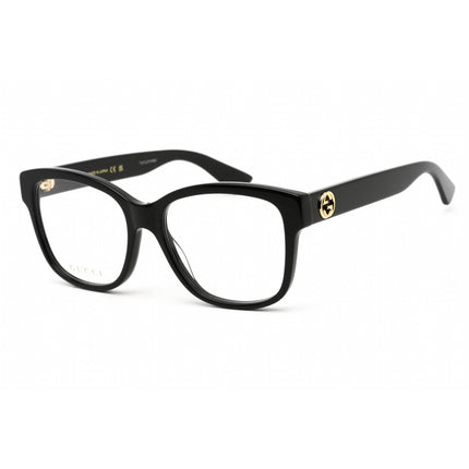 Gucci Unisex Eyeglasses - Black Plastic Cat Eye Shape Full Rim Frame | GG0038ON 001 ,