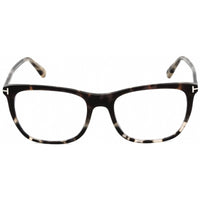 Tom Ford Men's Eyeglasses - Havana/Other Acetate Square Full Rim Frame | FT5672-B 056 ,
