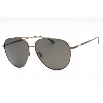 Hugo Boss Men's Sunglasses - Matte Dark Ruthenium Aviator | BOSS 1296/F/S 0R80 M9 ,