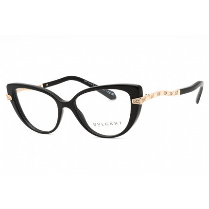 Bvlgari Women's Eyeglasses - Black Plastic Full Rim Cat Eye Shape Frame | 0BV4199B 501 ,