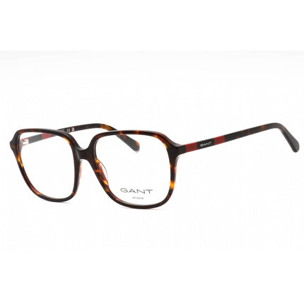Gant Women's Eyeglasses - Dark Havana Plastic Square Full Rim Frame | GA4155 052 ,