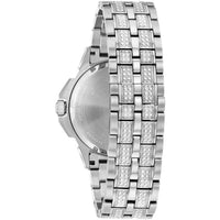 Bulova Men's Watch - Octava Quartz Silver Tone Dial Stainless Steel Bracelet | 96C134 ,