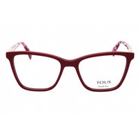Tous Women's Eyeglasses - Shiny Burgundy Acetate Cat Eye Full Rim Frame | VTOB29L 08LA ,