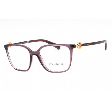 Bvlgari Women's Eyeglasses - Transparent Amethyst Plastic Cat Eye | 0BV4197B 5514 ,