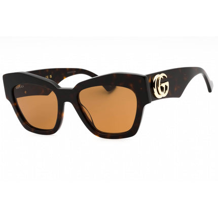Gucci Women's Sunglasses - Havana Acetate Cat Eye Shape Full Rim Frame | GG1422S 003 ,