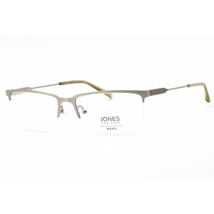 Jones New York Men's Eyeglasses - Gunmetal Metal Rectangular Shape Frame | J363 0GUN ,
