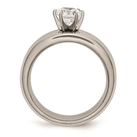 Titanium CZ Ring | TB373 ,