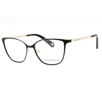 Christian Lacroix Women's Eyeglasses - Black Metal Cat Eye Full Rim Frame | CL3059 001 ,