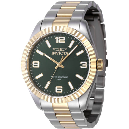Invicta Men's Quartz Watch - Specialty Green Dial Two Tone Steel Bracelet | 47455 ,