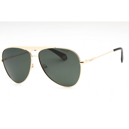 Polaroid Core Unisex Sunglasses - Gold Metal Aviator Frame | PLD 6200/S/X 0J5G UC ,