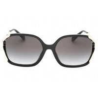 Coach Women's Sunglasses - Black Square Frame Grey Gradient Lens | 0HC8280U 50028G ,