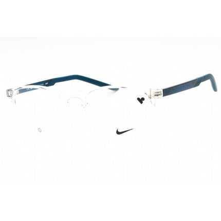 Nike Men's Eyeglasses - Clear/Space Blue Injected Propionate Frame | NIKE 7271 900 ,