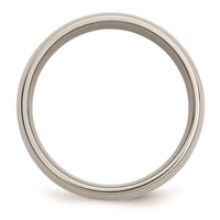 Titanium 14k Yellow Inlay 8mm Polished Band | TB224 ,