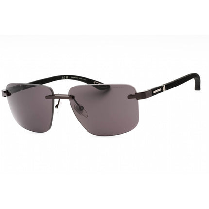 Chopard Men's Sunglasses - Sensitive Black Gold Metal Rectangular Frame | SCHL22 0Q67 ,