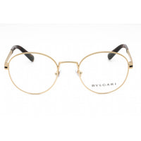 Bvlgari Men's Eyeglasses - Pale Gold Metal Full Rim Round Shape Frame | 0BV1119 2022 ,
