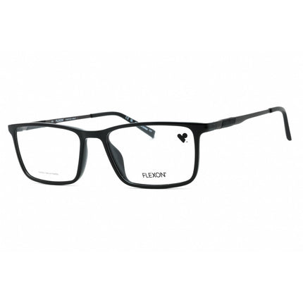 Flexon Men's Eyeglasses - Black Rectangular Shape Full Rim Frame | FLEXON EP8018 001 ,