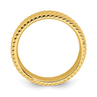 Sterling Silver Stackable Expressions Gold-plated Ring | QSK306 ,