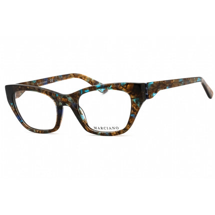 Guess By Marciano Women's Eyeglasses - Blue/Other Acetate Cat Eye Frame | GM0361-S 092 ,