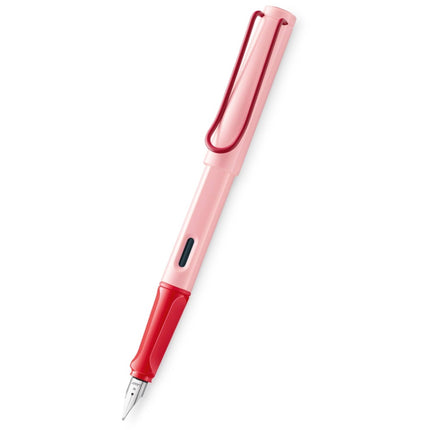 Lamy Fountain Pen - Safari with Red Grip, Cherry Blossom, L0E8CHB ,