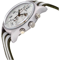 Timex Men's Watch - MK1 Chronograph Quartz Green and White Nylon Strap | TW2R81300 ,