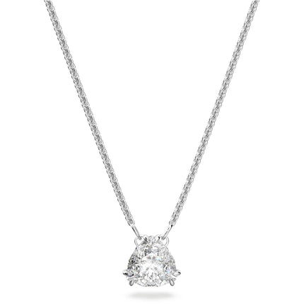 Swarovski Women's Pendant - Matrix Trilliant Cut Zirconia Rhodium Plated | 5628352 ,