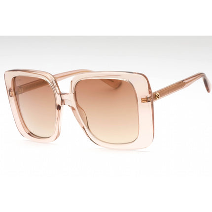 Gucci Women's Sunglasses - Beige Oversized Shape Frame Brown Mirror Lens | GG1314S 005 ,