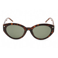 Guess Women's Sunglasses - Blonde Havana Plastic Cat Eye Full Rim Frame | GU8249 53N ,