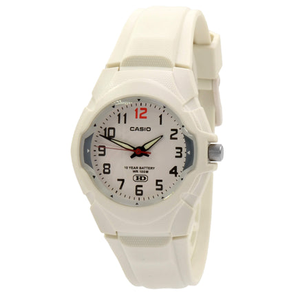 Casio White Resin Case White Band Watch | LX600C-7B ,