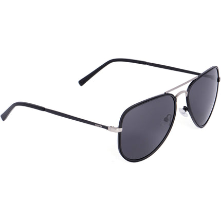 Invicta Unisex Sunglasses - Black/Silver Copper Aviator Frame Smoke Lens | IEW055-04 ,