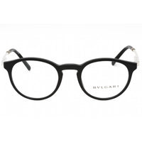 Bvlgari Men's Eyeglasses - Matte Black Plastic Full Rim Round Frame | 0BV3052 5313 ,
