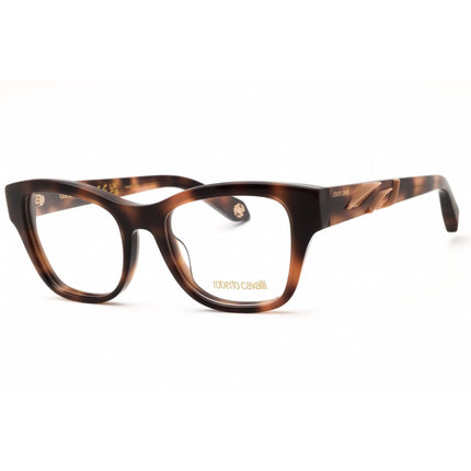 Roberto Cavalli Women's Eyeglasses - Dark Havana Cat Eye Full Rim Frame | VRC025M 02BV ,