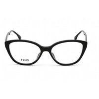 Fendi Women's Eyeglasses - Black Cat Eye Full Rim Frame Clear Lens | FE50014I 001 ,