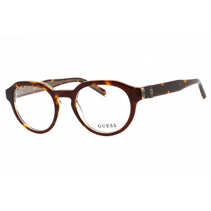 Guess Men's Eyeglasses - Dark Havana Acetate Full Rim Oval Shape Frame | GU50083 052 ,