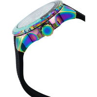 Invicta Men's Watch - Aviator Quartz Chronograph Black Dial Silicone Strap | 37033 ,