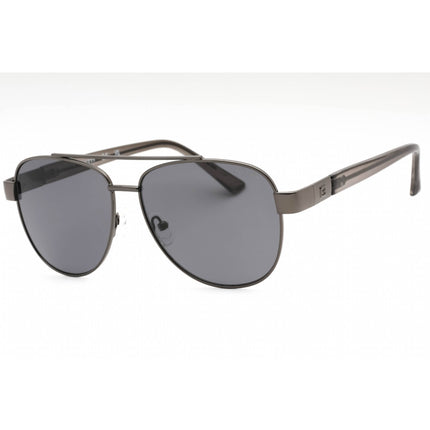 Guess Factory Men's Sunglasses - Shiny Gunmetal Metal Full Rim | GF5094 08A ,
