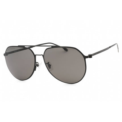 Hugo Boss Men's Sunglasses - Matte Black Blue Frame | BOSS 1404/F/SK 00VK M9 ,