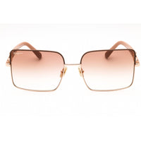 Salvatore Ferragamo Women's Sunglasses - Rose Gold/Nude Metal Square | SF302SL 685 ,