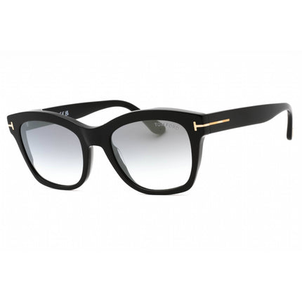 Tom Ford Women's Sunglasses - Shiny Black Acetate Cat Eye Full Rim Frame | FT0614 01C ,