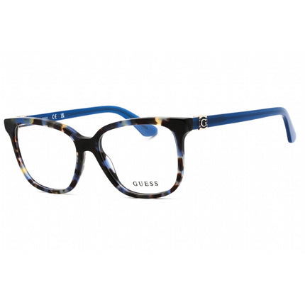 Guess Women's Eyeglasses - Blue/Other Square Plastic Full Rim Frame | GU2937-N 092 ,
