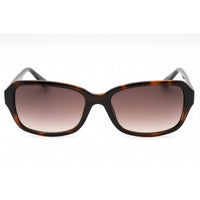 Guess Women's Sunglasses - Dark Havana Plastic Rectangular Full Rim Frame | GU7595 52F ,