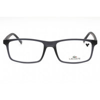 Lacoste Unisex Eyeglasses - Matte Dark Grey Plastic Rectangular Frame | L2858 024 ,
