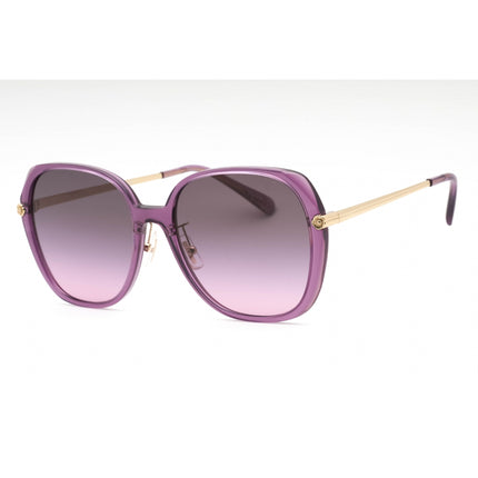 Coach Women's Sunglasses - Transparent Purple Plastic Oversized | 0HC8403D 582590 ,