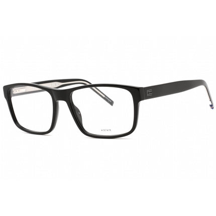 Tommy Hilfiger Men's Eyeglasses - Black Rectangular Plastic Frame | TH 1989 0807 00 ,