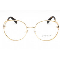Bvlgari Women's Eyeglasses - Pale Gold Metal Full Rim Round Shape Frame | 0BV2245B 278 ,