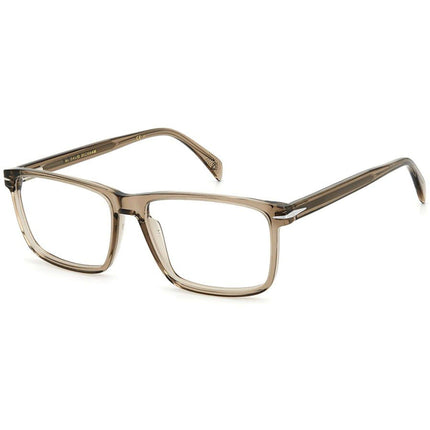David Beckham Men's Eyeglasses - Nude Acetate Full Rim Rectangular | DB-1020 079U ,