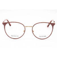 Guess Women's Eyeglasses - Pink/Other Metal Round Shape Full Rim Frame | GU2913 074 ,
