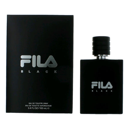 Fila Black by Fila, 3.4 oz Eau De Toilette Spray for Men ,