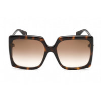 Gucci Women's Sunglasses - Havana Oversized Full Rim Plastic Frame | GG0876S 002 ,