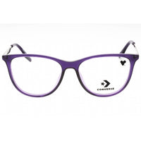 Converse Women's Eyeglasses - Crystal Court Purple Plastic Cat Eye Frame | CV8007 501 ,