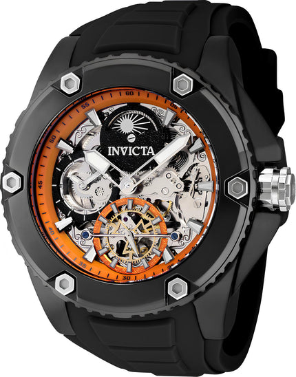 Invicta Men's Watch - Akula Automatic Rotating Bezel Black Silicone Strap | 42770 ,